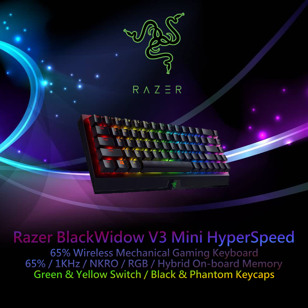 【電競鍵盤】Razer BlackWidow V3 Mini HyperSpeed
